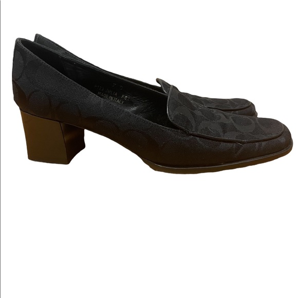 COACH Julia Signature Monogram Loafers - Picture 5 of 10